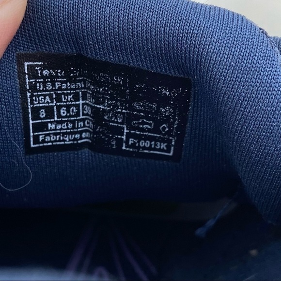 TEVA SUEDE RUNNING WOMAN SNEAKERS SIZE 6 BLUE AND PURPLE COLOR - Picture 7 of 10